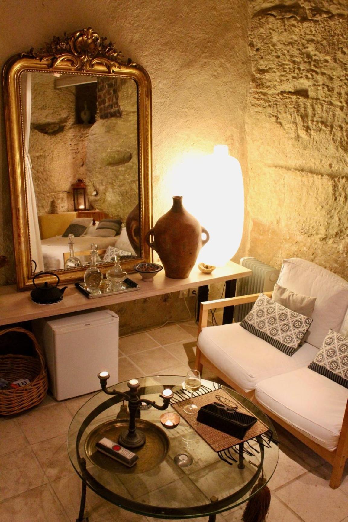 مبيت وإفطار Thoré-la-Rochette Troglodyte Loft المظهر الخارجي الصورة