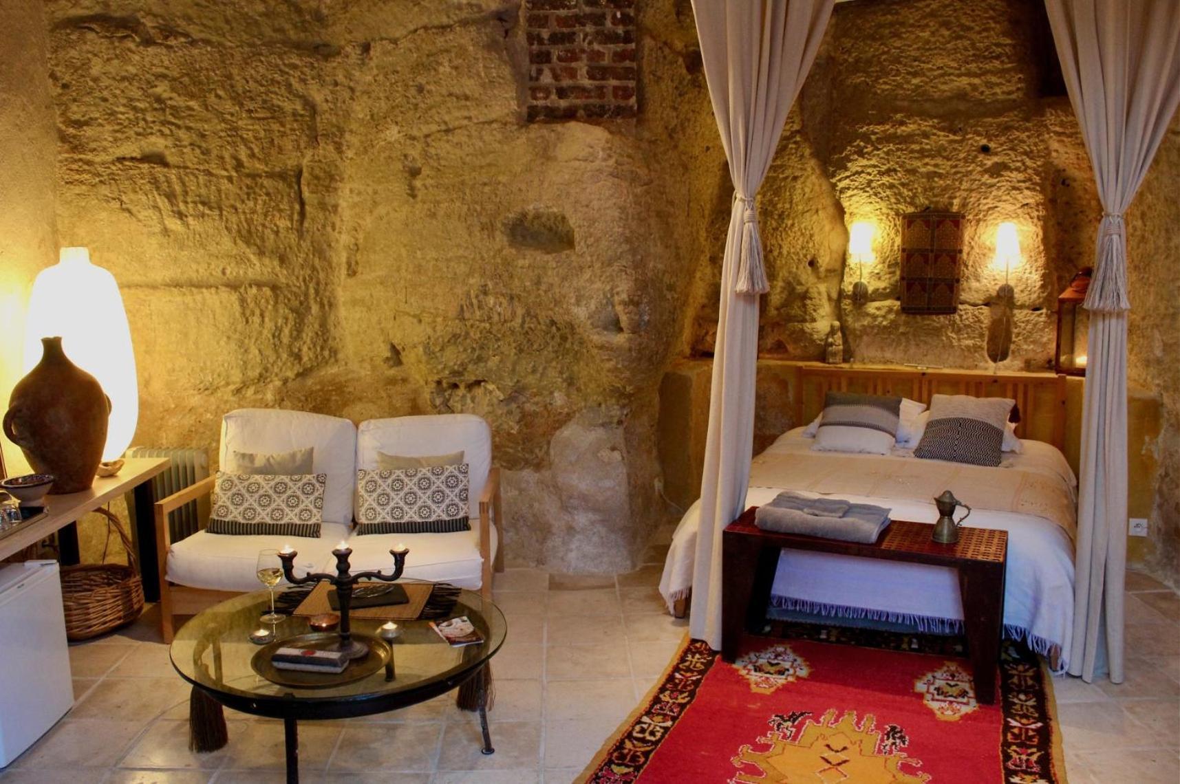 مبيت وإفطار Thoré-la-Rochette Troglodyte Loft المظهر الخارجي الصورة